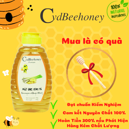 Mật ong gừng sả CvdBeehoney 500g