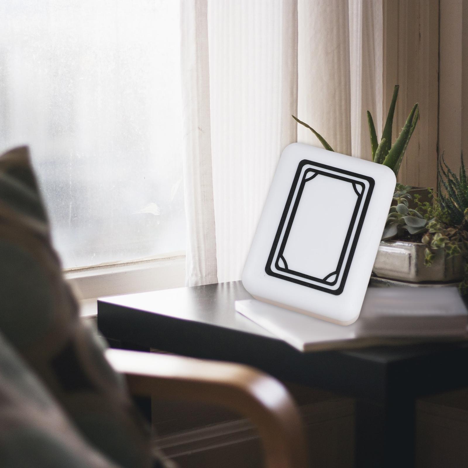 2x Tabletop Portable LED Mahjong Night Lamp Rechargeable for Living Room