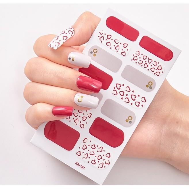 Miếng dán móng tay - Nail Wraps (14 miếng dán khô)