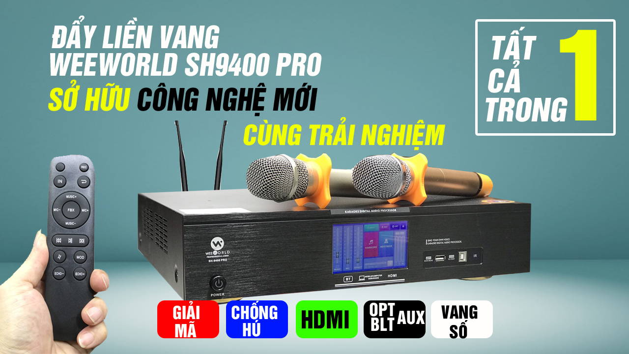 ĐẨY LIỀN VANG SH9400PRO - Hàng chính hãng