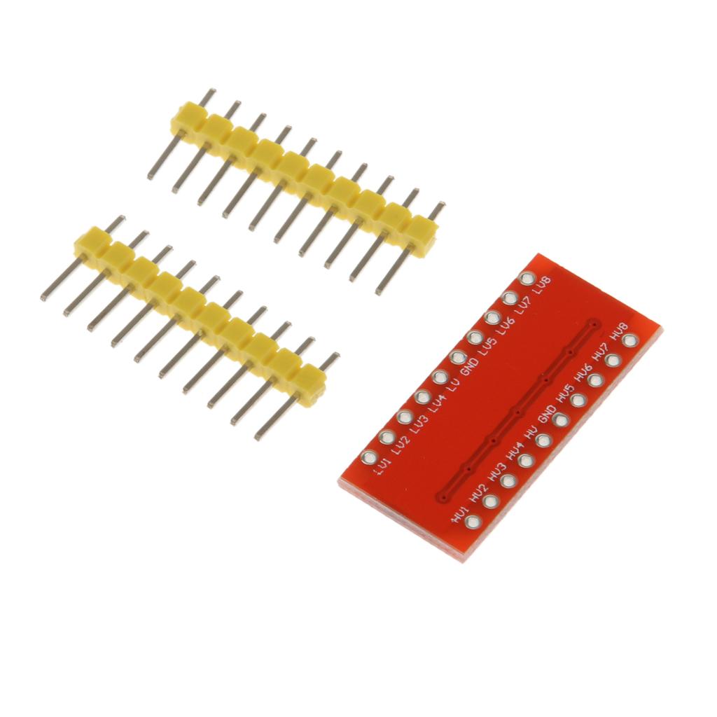 2x  Level Converter  Shifter Module Board TTL 8-Channel