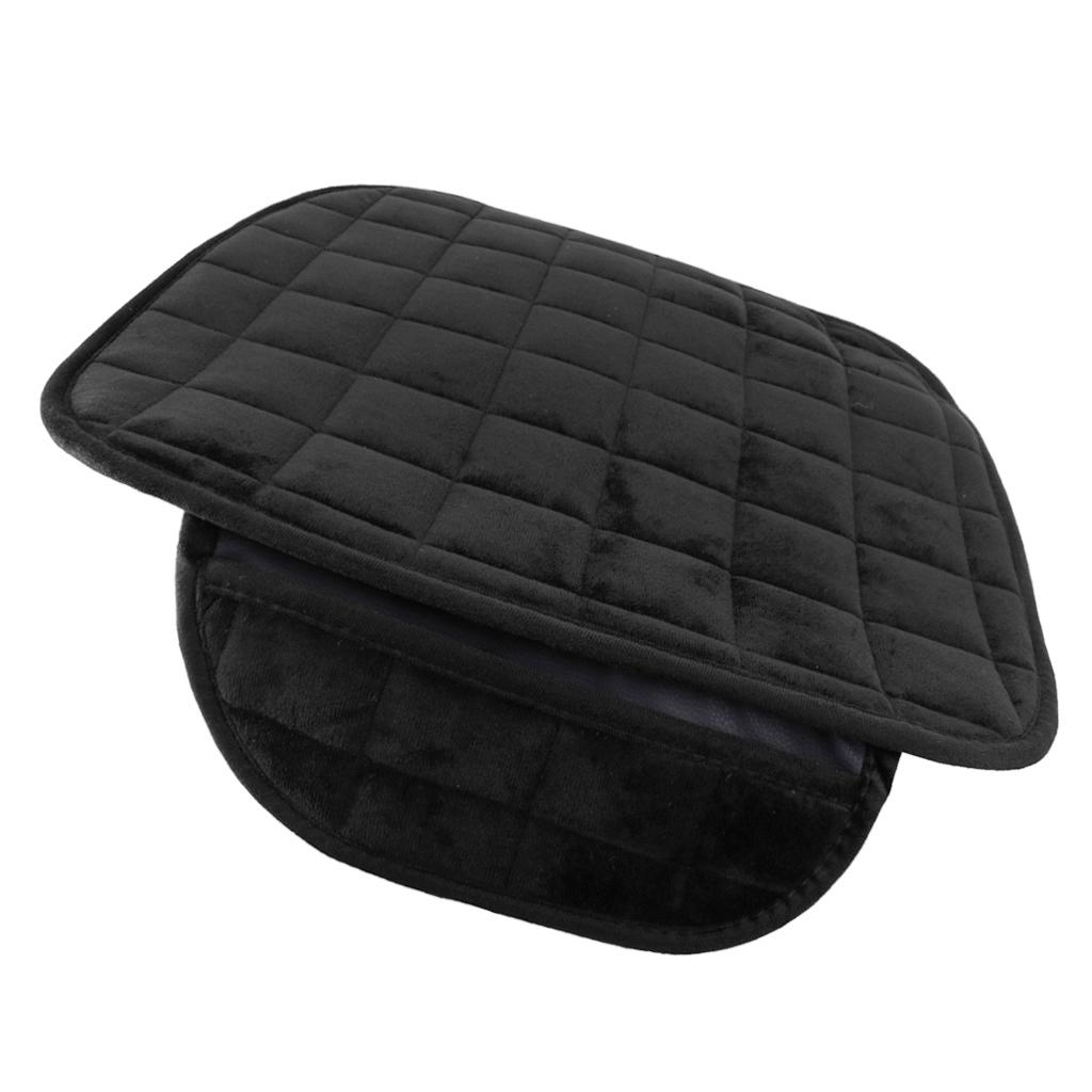 Universal Front & Rear Square Row Car Auto Seat Cover Pad Black