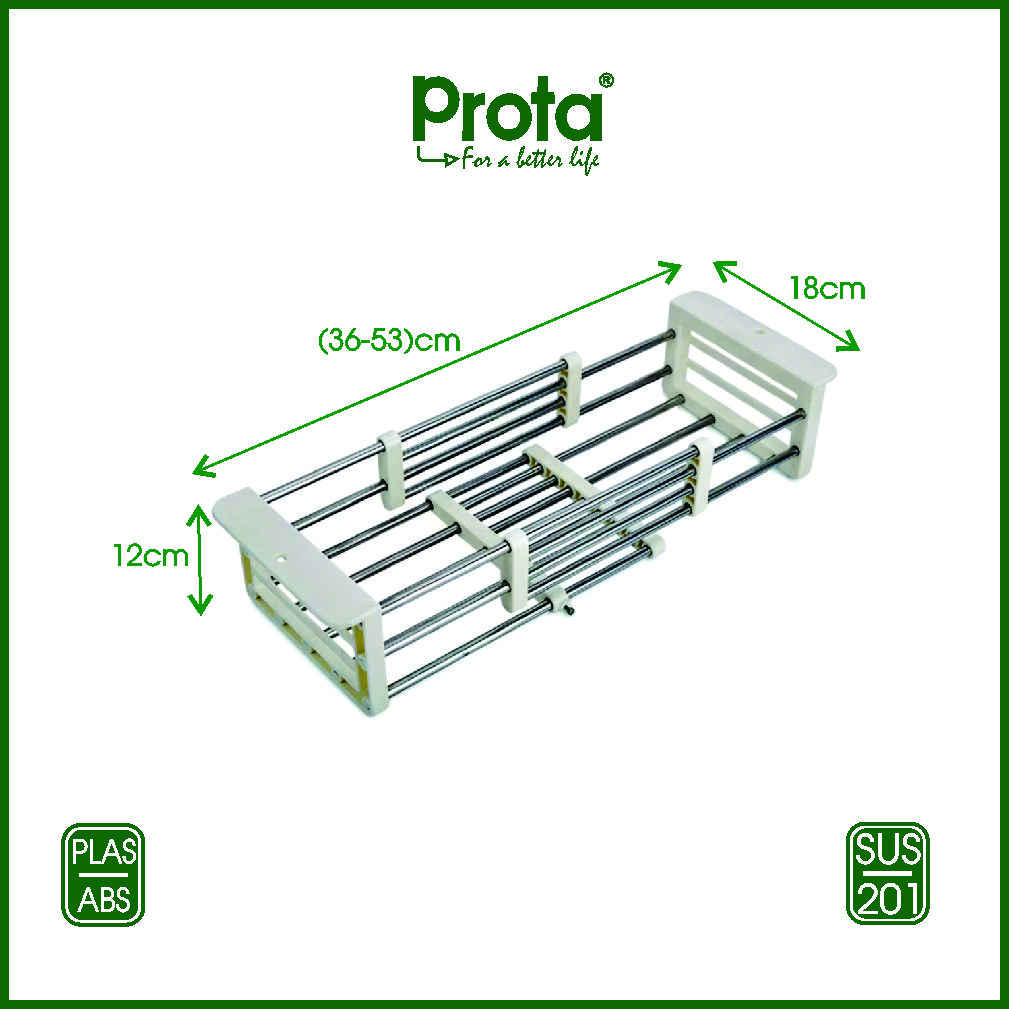 [CHÍNH HÃNG] Kệ gác bồn rửa Prota inox loại nhỏ, dày, bền, không bị gỉ sét– Bảo hành 12 tháng – Cam kết 1 đổi 1
