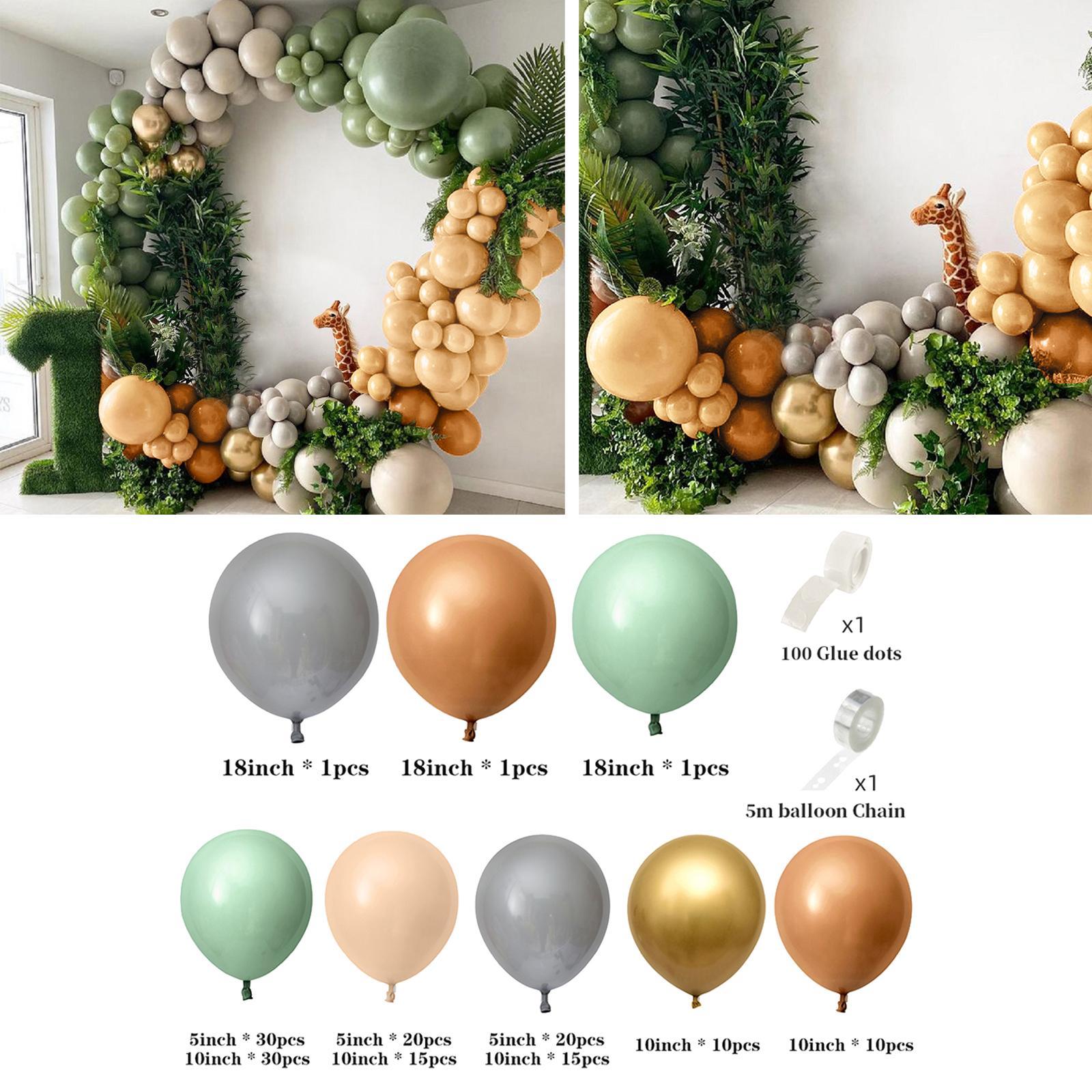 155x Balloons Garland Arch Kit Background Decorations for Party Events Boys