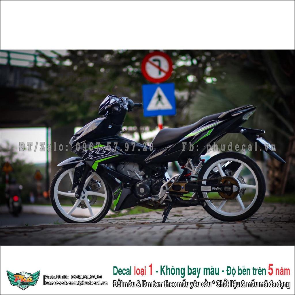 Tem rời Winner x rs đen xanh