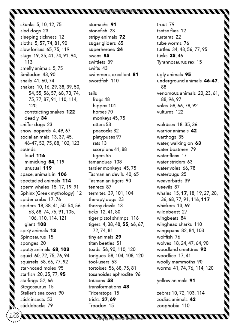 Sách ngoại văn: Lists For Curious Kids - Animals