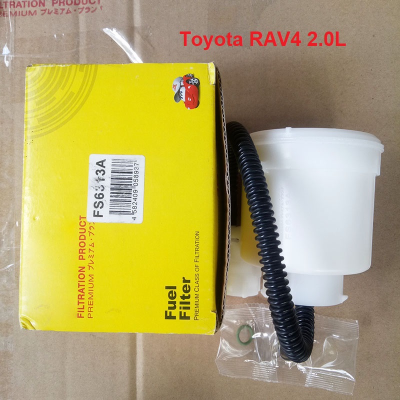 Lọc xăng cho xe Toyota RAV4 2.0L 2005, 2006, 2007, 2008, 2009, 2010, 2011, 2012, 2013, 2014, 2015 mã phụ tùng 7702442060 mã FS6313A