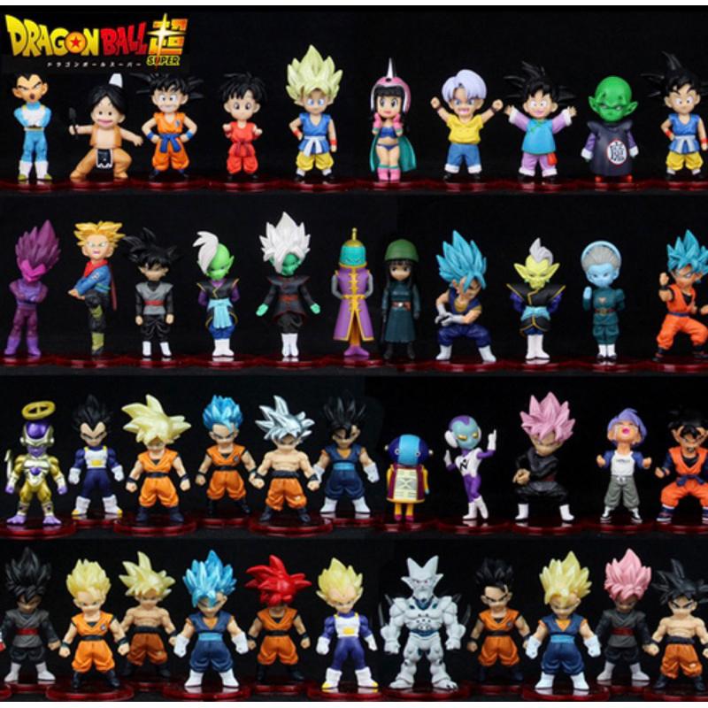 Mô Hình Phiên bản Q của Dragon Ball Super mô hình tay Super Saiyan Tôn Ngộ Không Vegeta Frieza Saru đồ trang trí