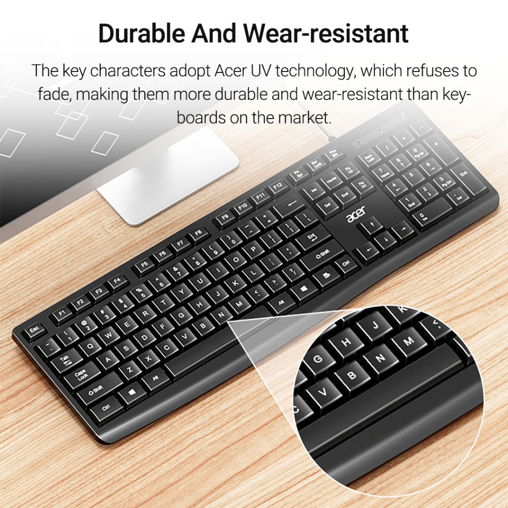 Bộ Bàn Phím Và Chuột Máy Tính xiaomi youpin acer oak040 Siêu Mỏng Thoải Mái