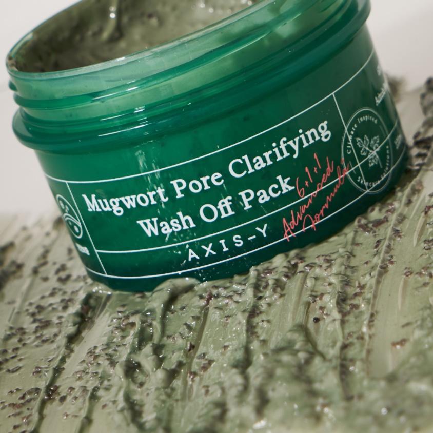 Mặt nạ ngải cứu làm sạch sâu, ngừa mụn Axis-Y Mugwort Pore Clarifying Wash Off Pack Hàn Quốc 100ml