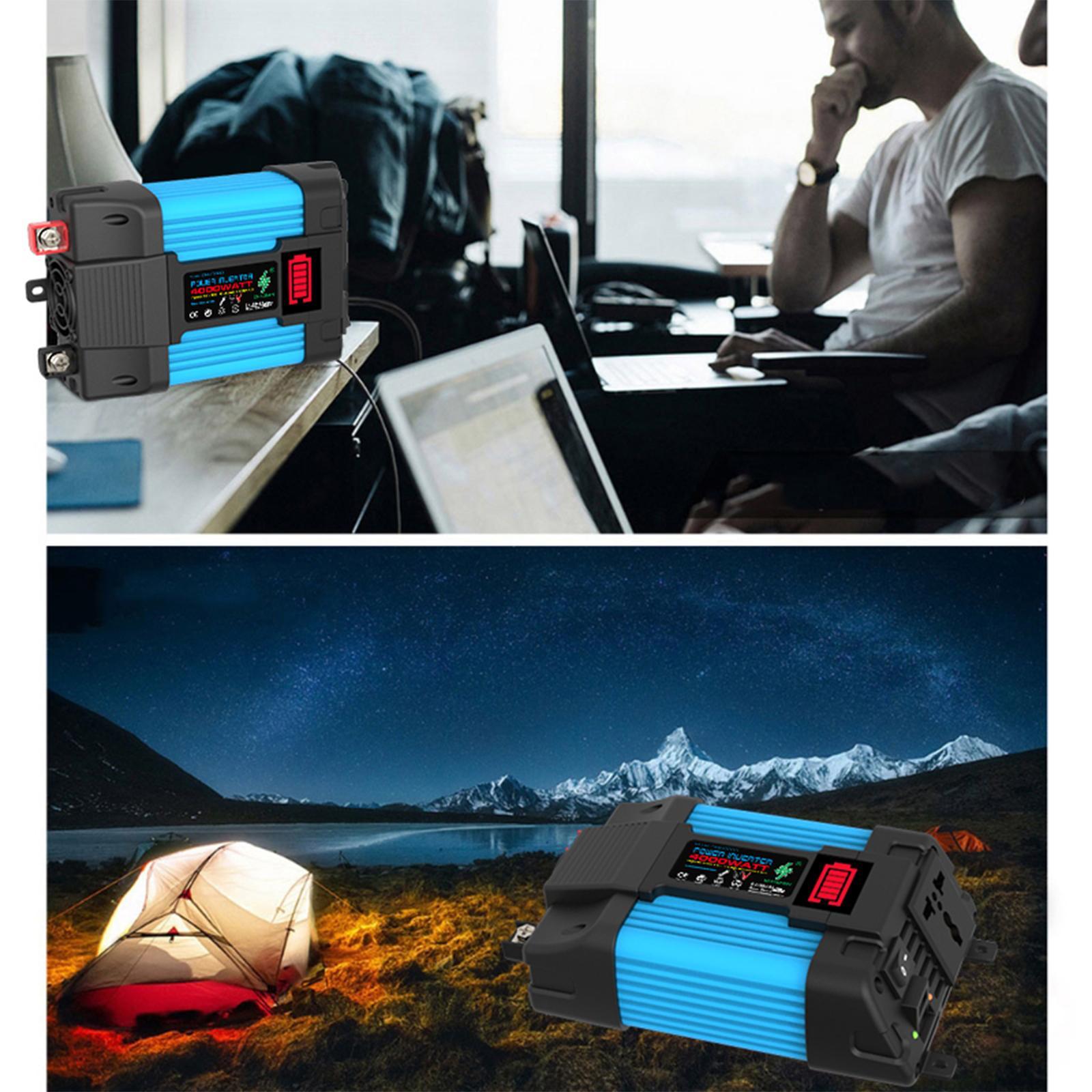 Car Power Inverter Car Plug Inverter Adapter with Cigarette Lighter Fit for Car Truck