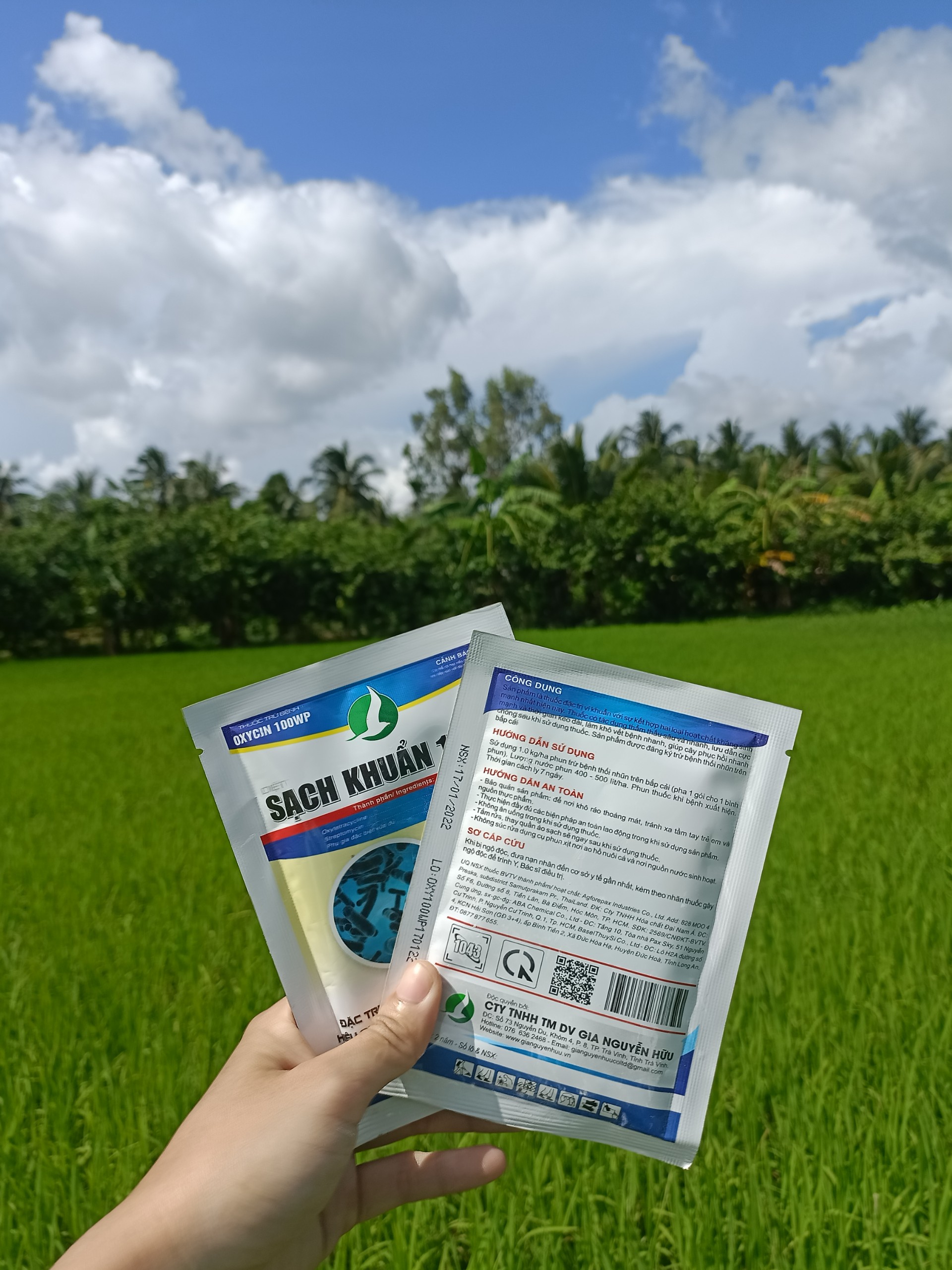 COMBO MUA 10 GÓI TẶNG 2 GÓI - THUỐC TRỪ BỆNH VI KHUẨN CỰC MẠNH, BẢO VỆ CÂY TRỒNG - GÓI SẠCH KHUẨN 25GAM