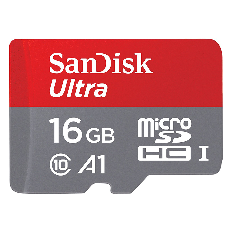 Thẻ Nhớ MicroSDHC SanDisk Ultra 16GB UHS-I - 98MB/s - Hàng Nhập Khẩu