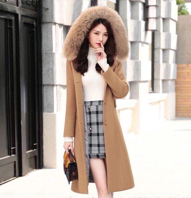 ÁO KHOÁC DẠ DÁNG DÀI SANG TRỌNG-HÀNG VN