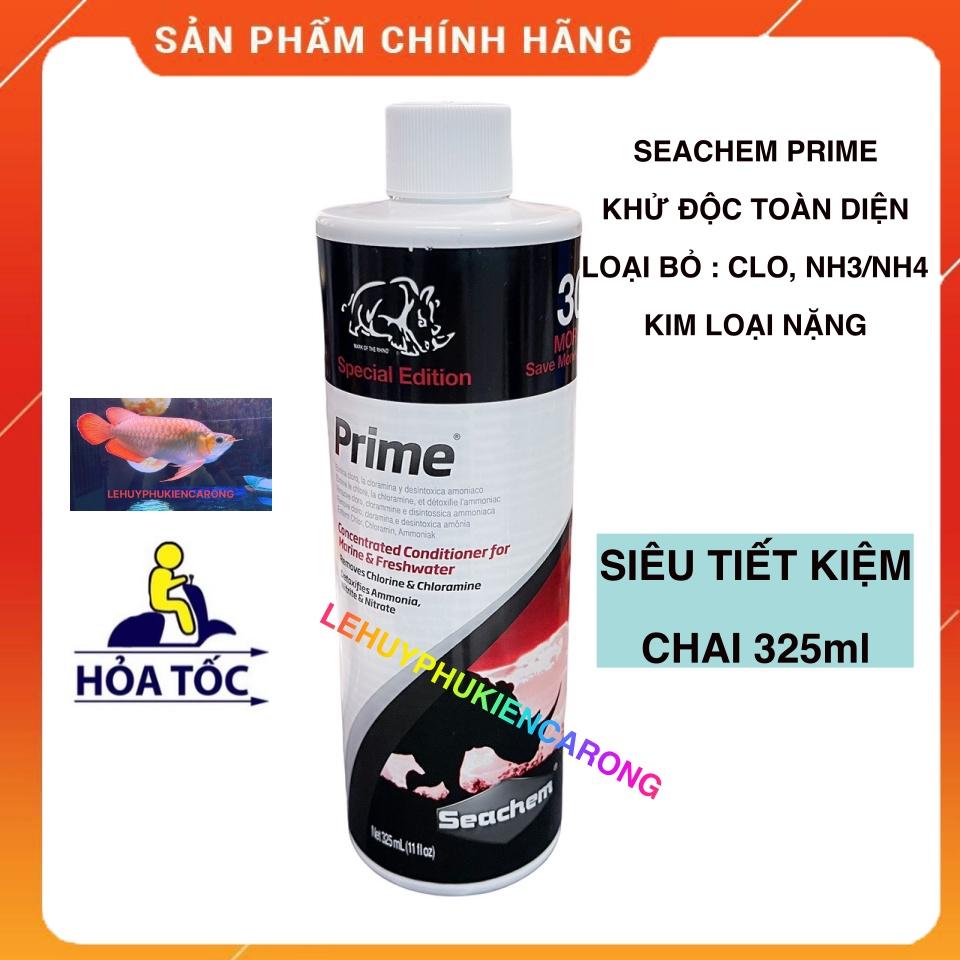 Seachem Prime Chai 325ml Dung Dịch Khử Nước TOÀN DIỆN Cho Bể Cá Cảnh