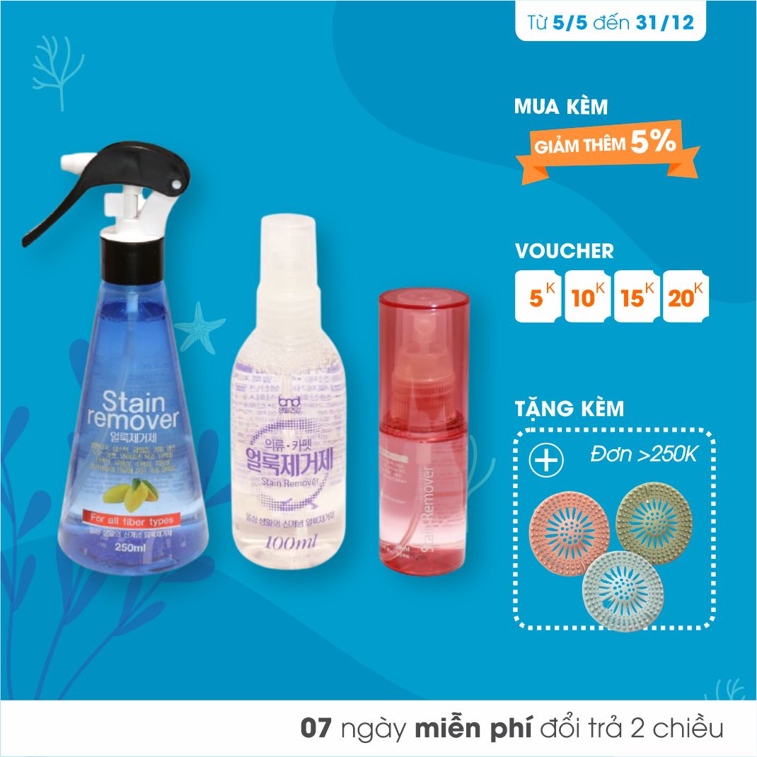 Xịt Hữu Cơ Tẩy Vết Ố Trên Áo Quần Detergent Revolution STAIN REMOVER - 1 chai