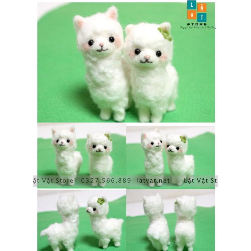 Bộ len chọc Lạc Đà Đơn Giản Siêu Dễ và Rẻ với LEN XOĂN siêu xịn và đẹp- Mipan - Needle felting mipan