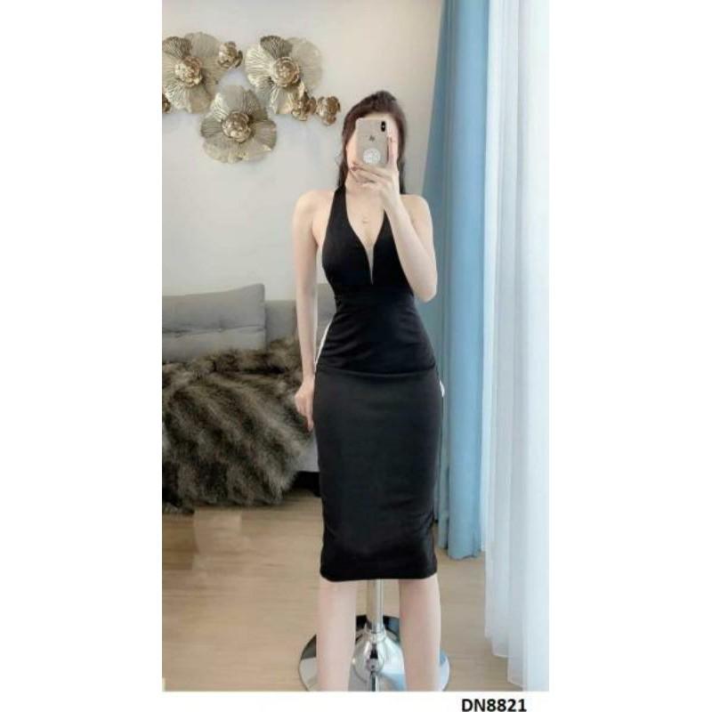 Đầm body phối lưới ngực sexy