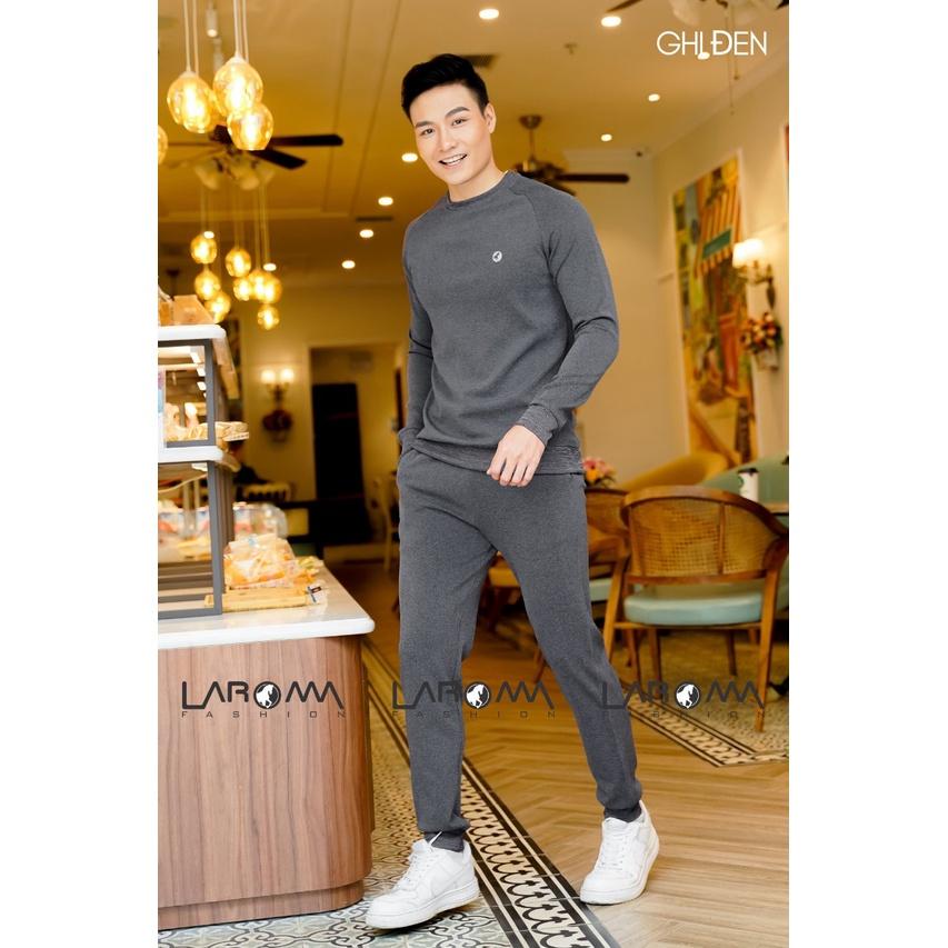 Bộ Nỉ Nam Cổ Chui Laro Co Giãn, Khử Mùi, Thơm Mát