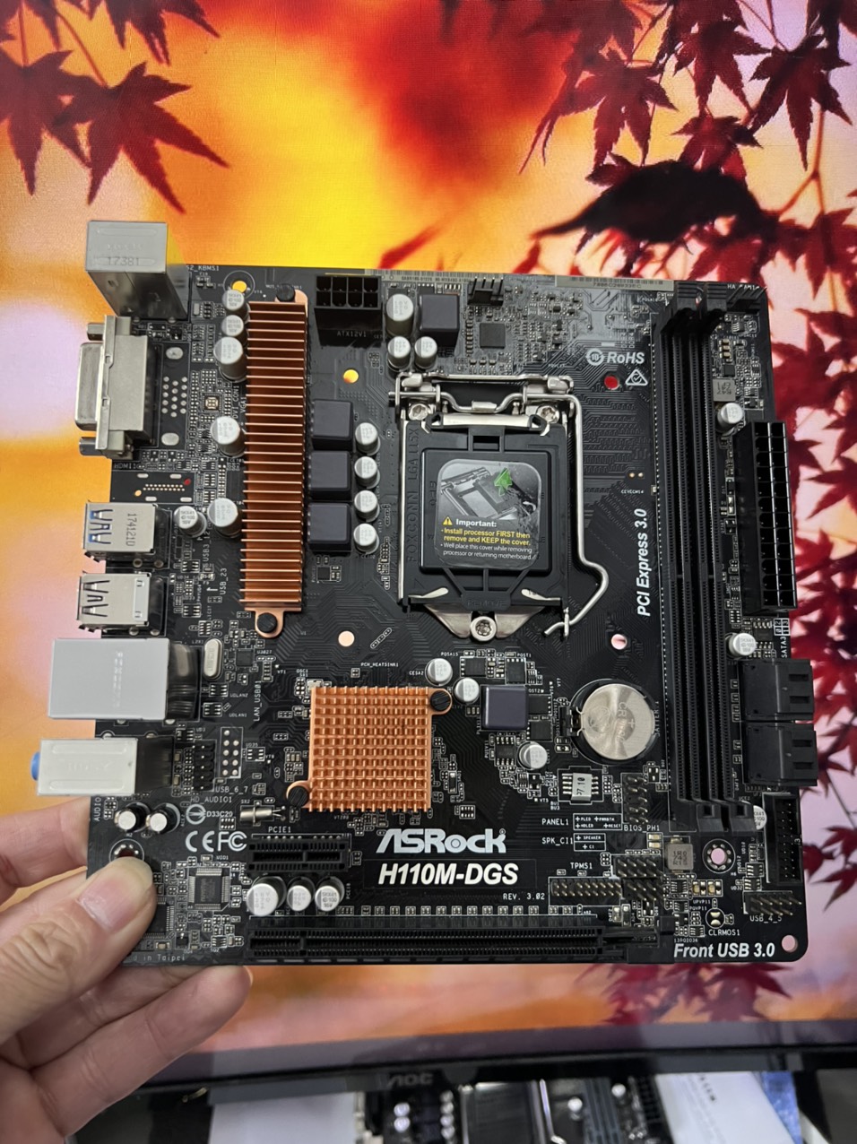 Bo Mạch Chủ (Mainboard) ASRock H110M-DGS - HÀNG CHÍNH HÃNG