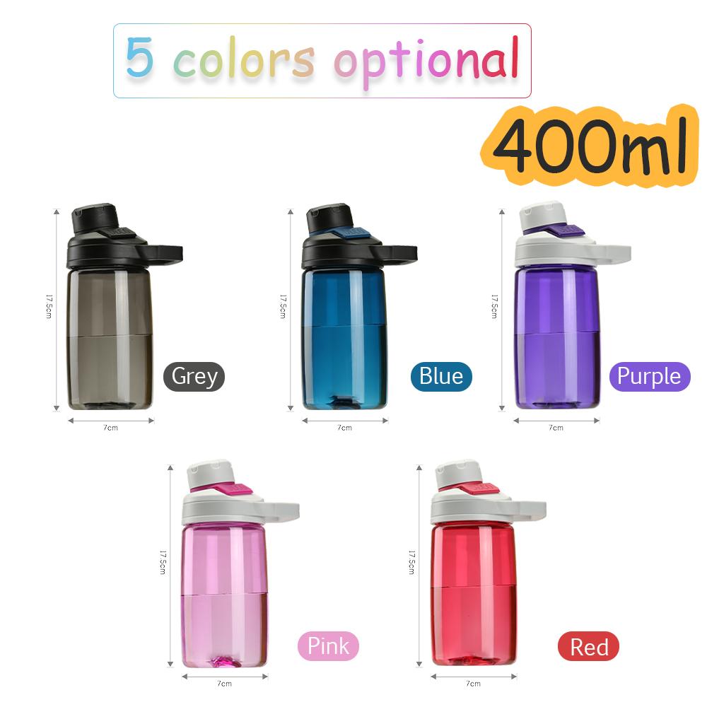 Bình nước thể thao có nắp từ tính bằng nhựa Tritan không độc hại 400ml