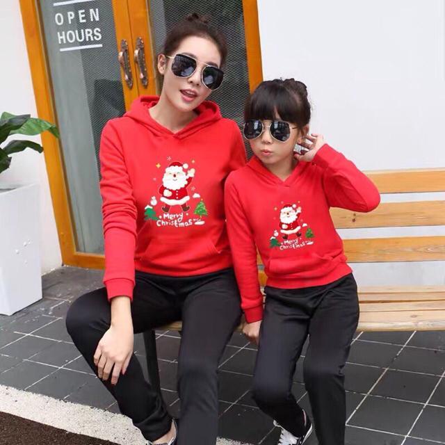 Áo hoodie in ông già Noel dành cho mọi người trong gia đình