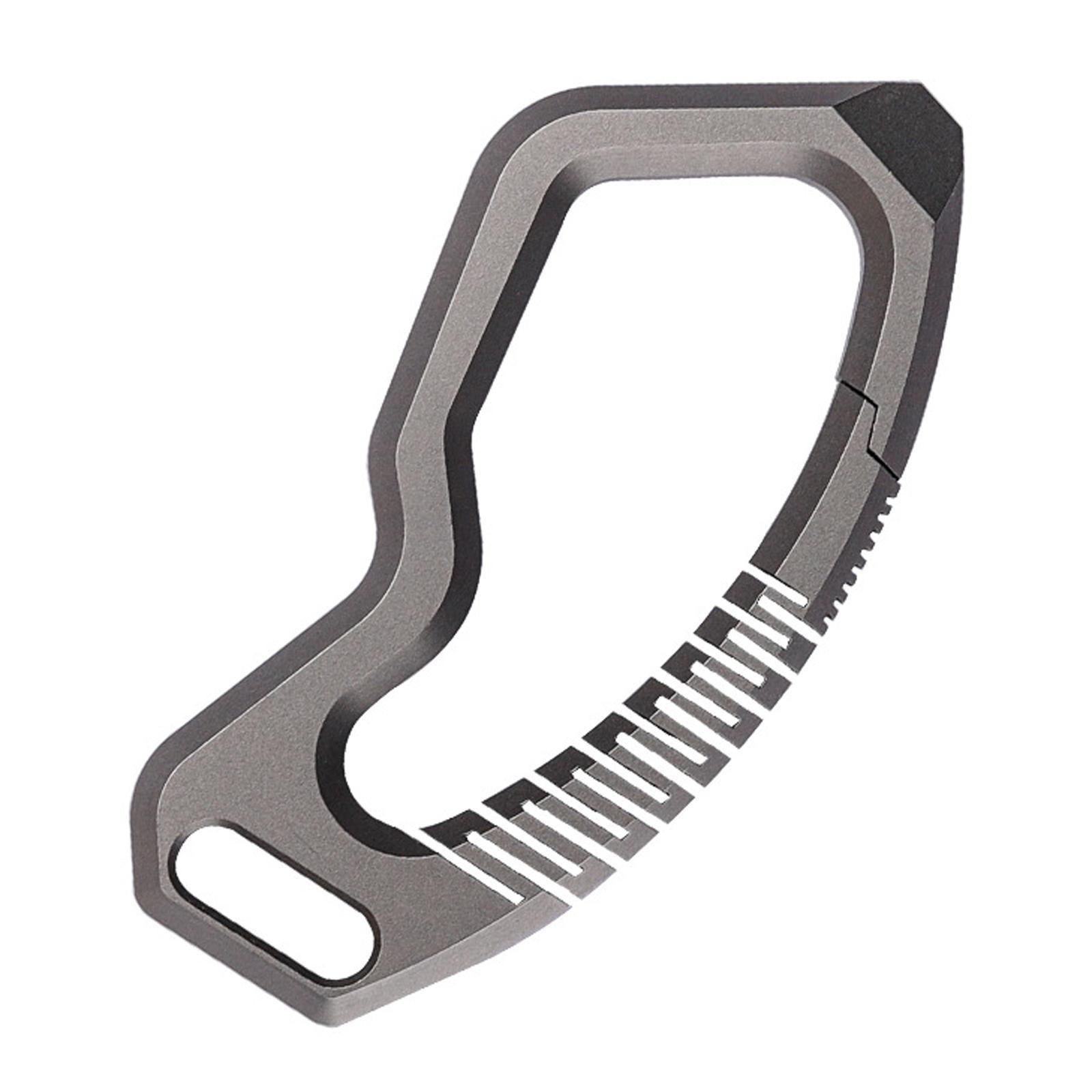 Multipurpose Titanium Alloy Keychain Portable Jewelry for Backpacking Pants