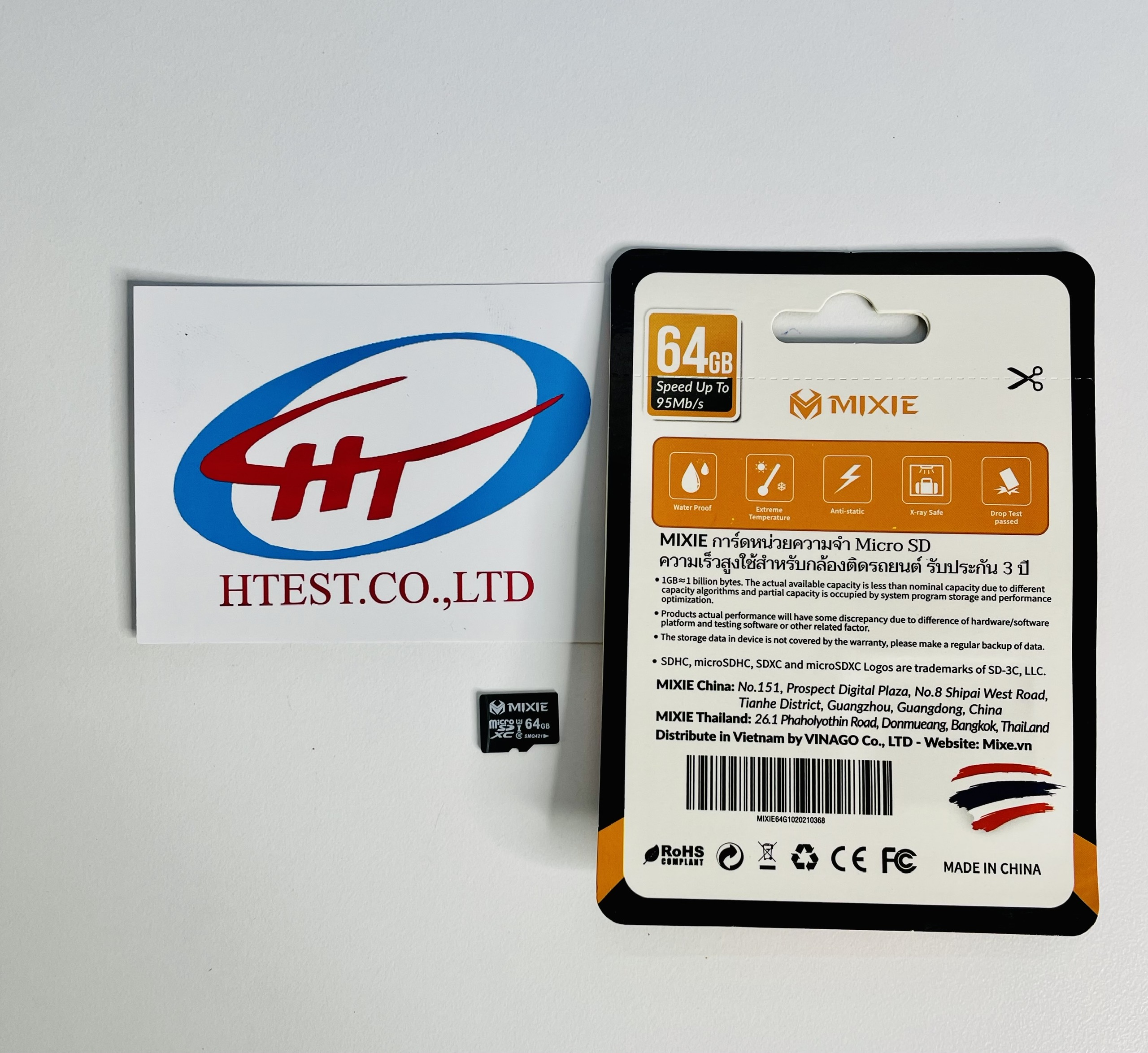 Thẻ nhớ 32/64/128/256gb MIXIE  MicroSD  Class10 U3. Hàng Chính Hãng