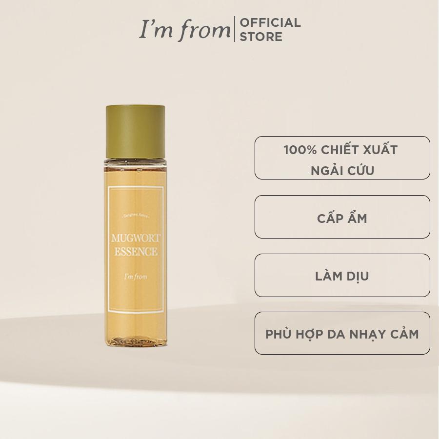 [QT] Combo Tinh Chất Làm Dịu Da I'm From Mugwort Essence 30ml + I'm from nước hoa hồng Rice Toner 30ml+QT I'm From Vitamin Fruit Serum 1g