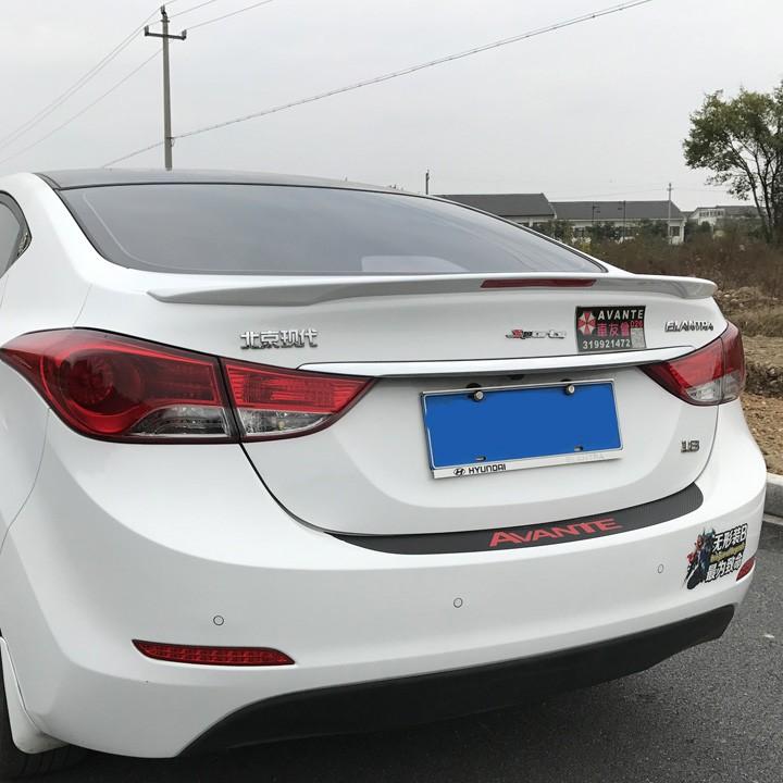 ĐUÔI GIÓ LIỀN CỐP - cánh lướt gió dành cho xe ô tô Hyundai Elantra 2012-2017 màu trắng