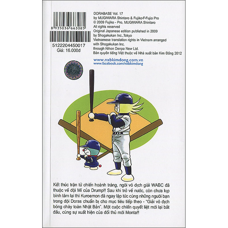 Doraemon Bóng Chày - Truyền Kì Về Bóng Chày Siêu Cấp Tập 17