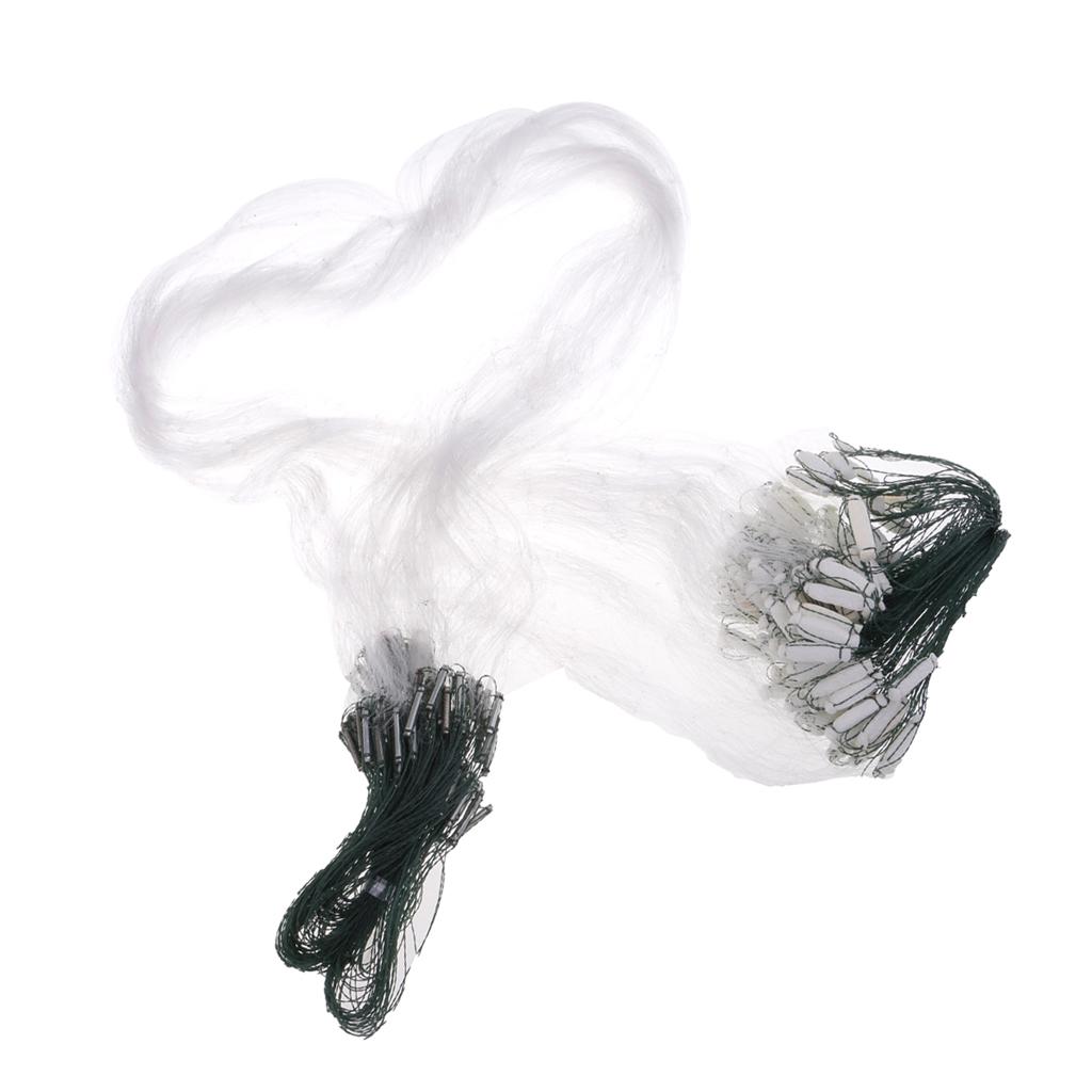 Trammel Fishing Net With Float Fish Trap Mesh Gill All Size Hole Size 4x4cm