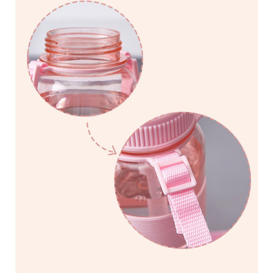 Bình đựng nước thể thao 1000ml, trắng Livingon CH-WTB-1000-WH