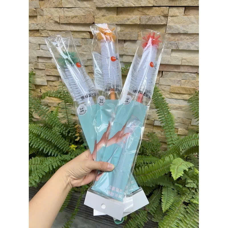 Cọ Ly, Cọ Cốc, Cọ Chai Lọ Bình Vòi Dài 38cm, Cán Sợi Cước Cứng Ngắn, Kiểu Dáng Thon Gọn - HÀNG CHÍNH HÃNG MINIIN