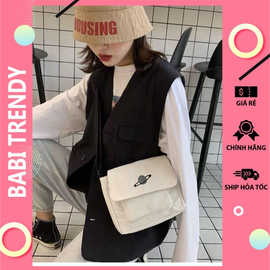 Túi đeo chéo hình vũ trụ ảo nam nữ Hot Trend phong cách Hàn Quốc– ST187 - babitrendy
