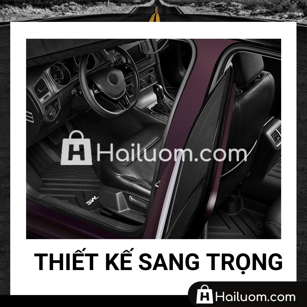 Thảm lót sàn ô tô Volkswagen Tiguan  - Thảm lót sàn ô tô 3W Nhựa TPE Đúc Khuôn Cao Cấp