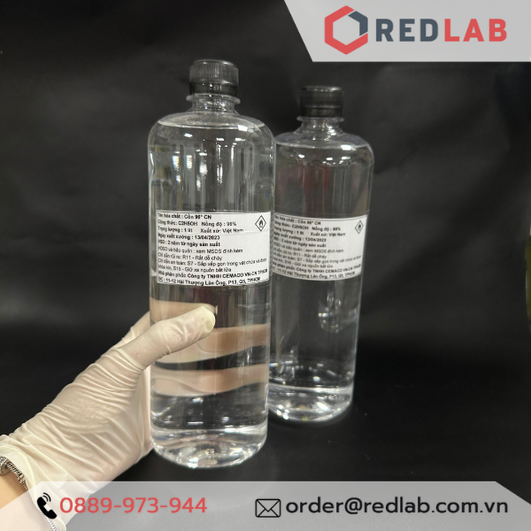 Cồn 70 độ, 90 độ, 96 độ hãng CEMACO Việt Nam, 70% 90% 96% Ethanol