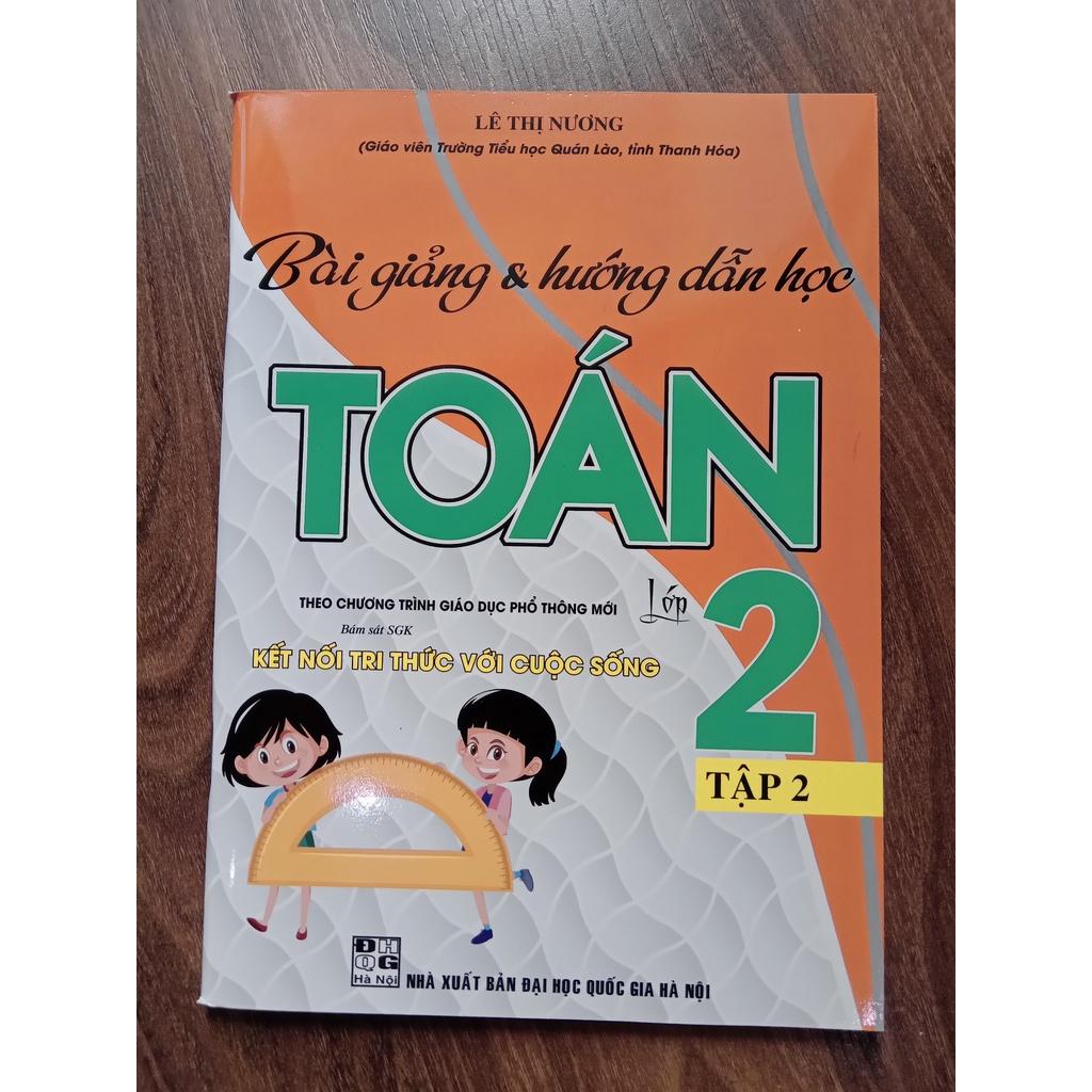 Sách - Combo Bài giảng và hướng dẫn học Toán lớp 2