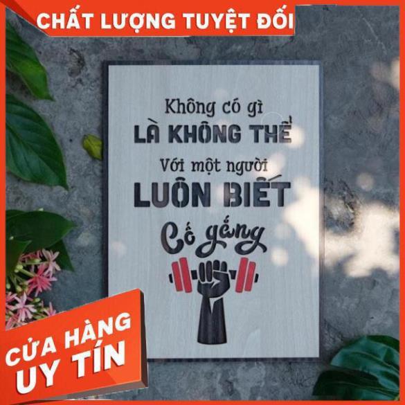 Tranh Decor tạo động lực theo tên slogan những câu nói hay