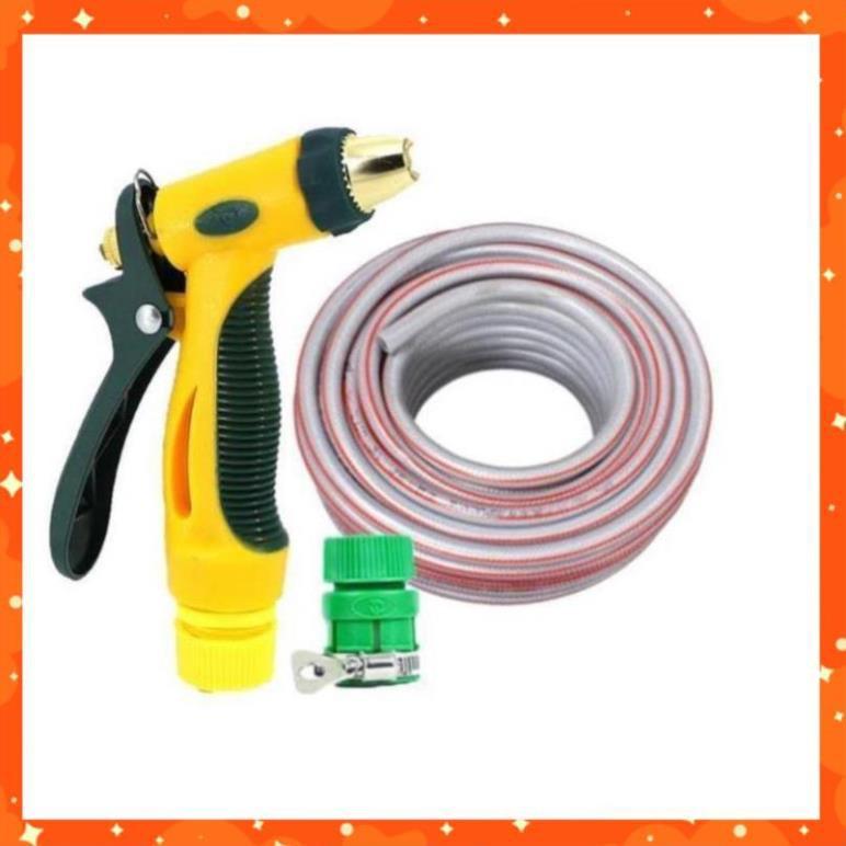 Bộ dây vòi xịt nước rửa xe,tưới cây tăng áp 3 lần 20M 206317