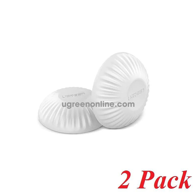 Màu Trắng 2 Miếng chặn tay nắm cửa Ugreen 30365 LP105 - Hàng chính hãng
