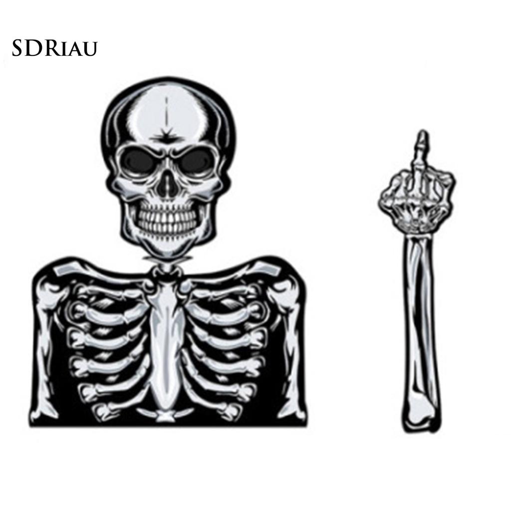 Miếng Dán Trang Trí Cửa Sổ Xe Hơi Họa Tiết Halloween Độc Đáo Diy