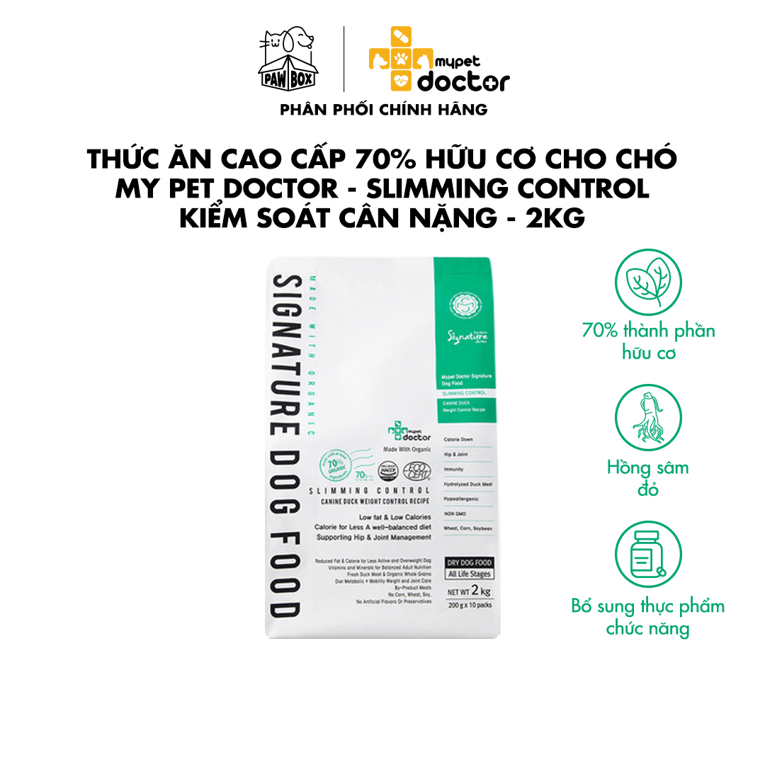 Dành cho chó béo phì hạt hữu cơ dinh dưỡng 2 in 1 My Pet Doctor Lapaw