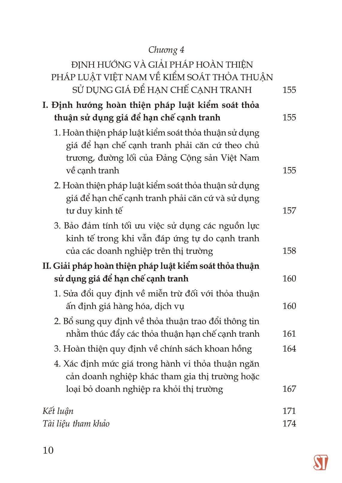 Pháp Luật Kiểm Soát, Thảo Thuận Sử Dụng Giá - Lý Thuyết Và Thực Tiễn Tại Việt Nam