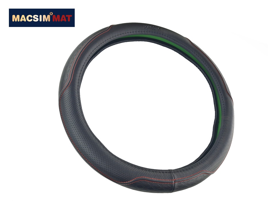 Bọc vô lăng cao cấp Macsim mã L612 mới chất liệu da thật - Khâu tay 100% size M màu be, mầu đen,mầu ghi