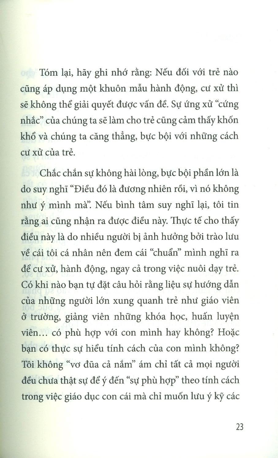 Dạy Con Theo Cá Tính Của Con (Tái Bản 2023)