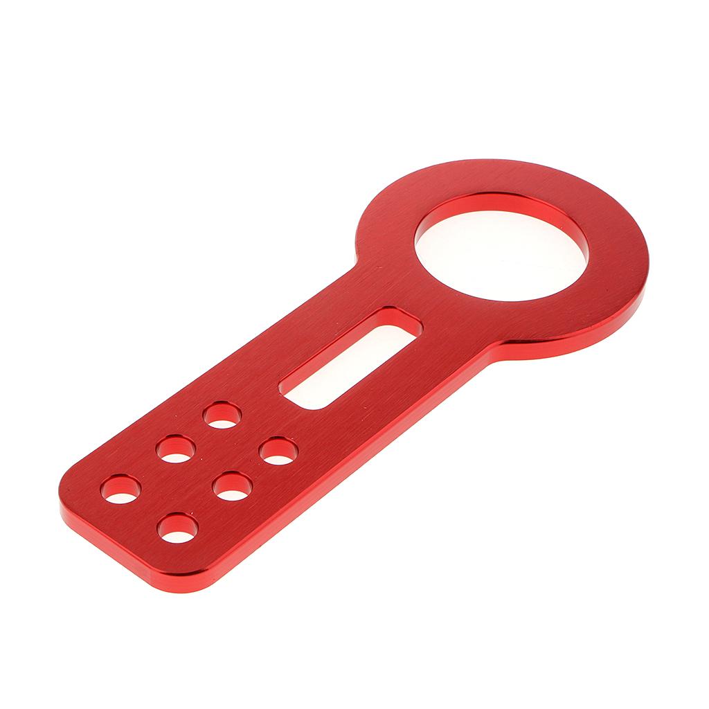 Aluminum Alloy Racing Tow Hook Rear Towing Bar Hook for Car Truck SUV Red