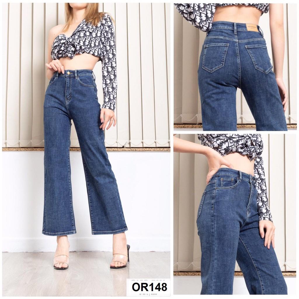 Quần Jean Ống Suông Co Giãn OR148