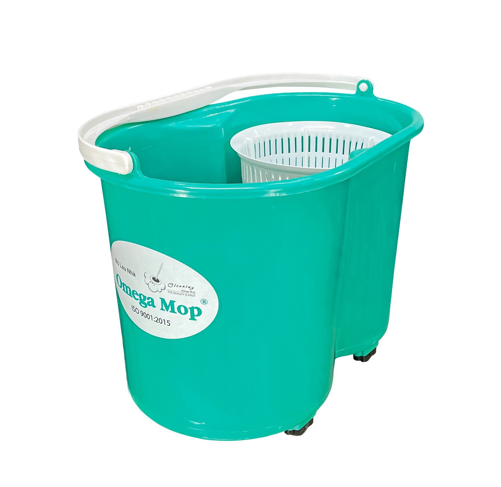 Bộ Lau Nhà Xoay 360 Độ kokOmega OMBO-01 ( Tặng 1 Bông Lau)