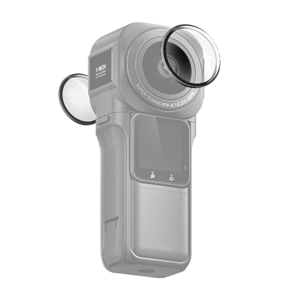 2pcs Panoramic Camera Lens Guards Lens Protective Cover Lens Protector Compatible with Insta360 ONE RS 1-Inch 360 Edition Camera